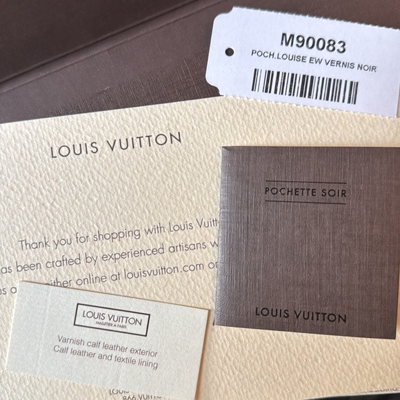 Louis Vuitton Black Patent Leather Clutch - Picture 4 of 9